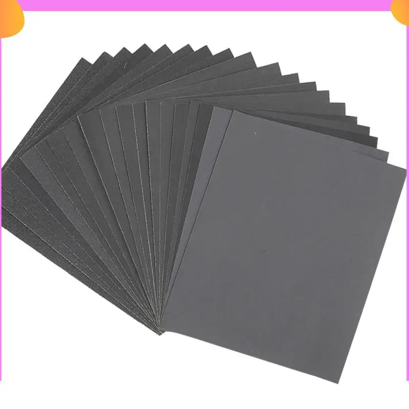 A23P 110Pcs Sandpaper 60-2200 Grit Sand Paper Water/Dry Sanding Paper Abrasive Tools 9X11inch (230X280mm)
A23P 110Pcs Sandpaper 60-2200 Grit Sand Paper Water/Dry Sanding Paper Abrasive Tools 9X11inch (230X280mm)