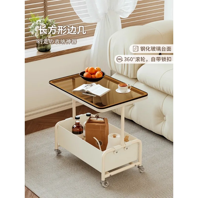 Cream wind sofa side table removable coffee table light luxury high-end feeling bedside trolley side cabinet small table rack
Cream wind sofa side table removable coffee table light luxury high-end feeling bedside trolley side cabinet small table rack