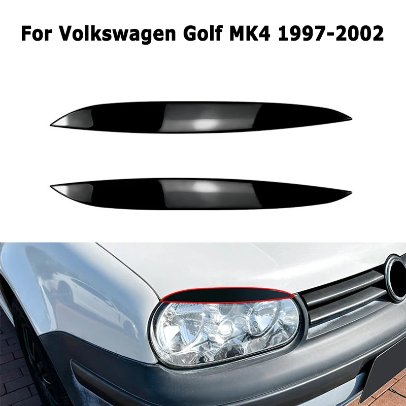 Car Front Headlight Eyebrows For Volkswagen VW Golf4 MK4 1997-2002 Eyelids Eyelash Cover Trim Exterior Tuning Car Accessories
Car Front Headlight Eyebrows For Volkswagen VW Golf4 MK4 1997-2002 Eyelids Eyelash Cover Trim Exterior Tuning Car Accessories