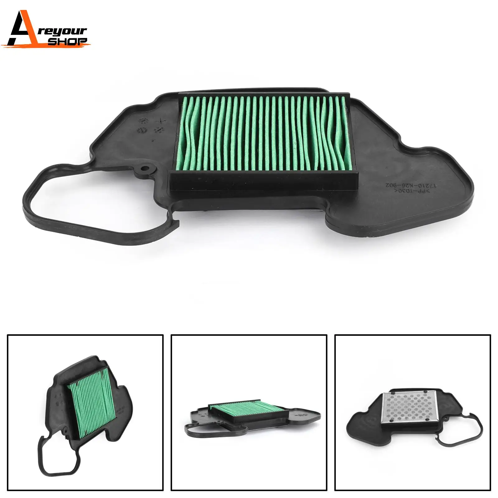 Areyourshop for Honda MSX125 Grom 2013-2019 17210-K26-900 Air Filter Cleaner Element Replacement Motorcycle Parts
Areyourshop for Honda MSX125 Grom 2013-2019 17210-K26-900 Air Filter Cleaner Element Replacement Motorcycle Parts