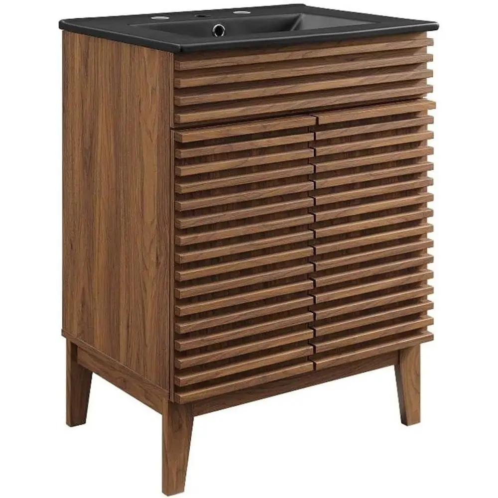 Тумба для ванной комнаты Render 24 дюйма с раковиной, цвет черный орех
Тумба для ванной комнаты Render 24 дюйма с раковиной, цвет черный орех