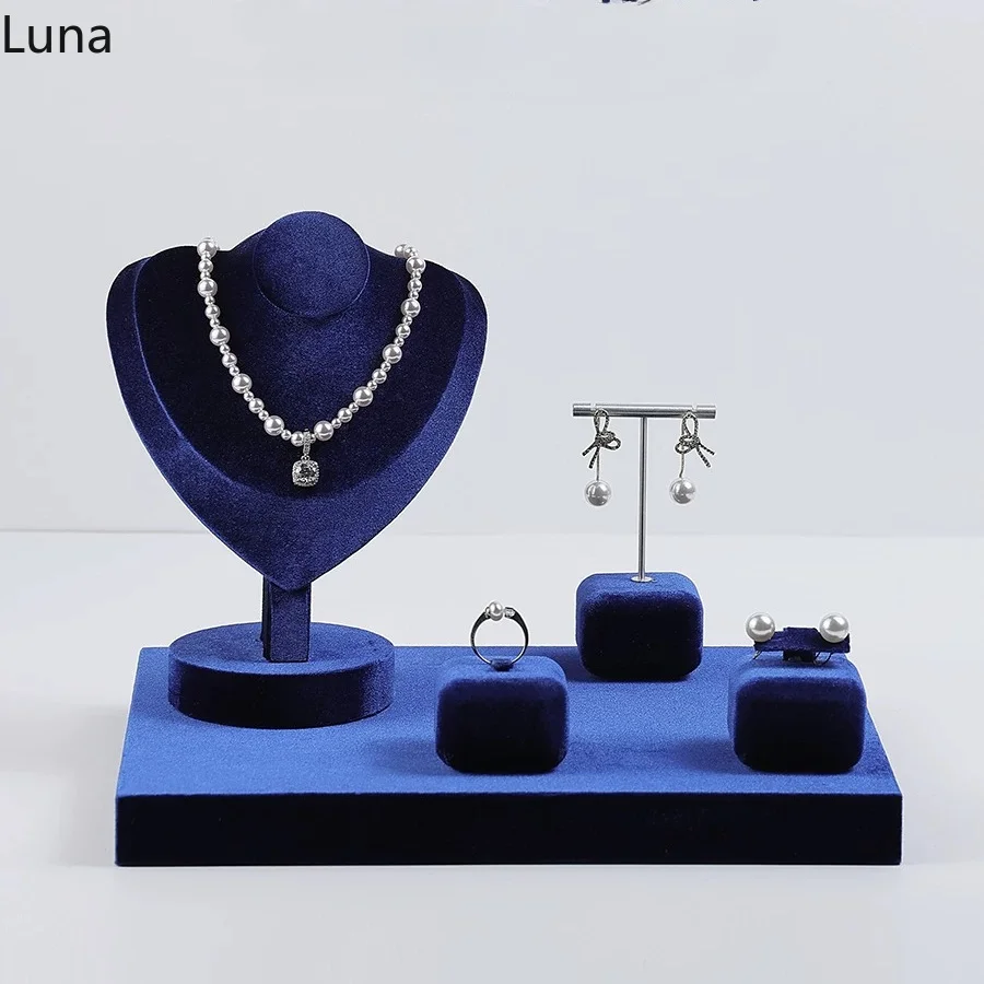 Luxury Velvet Jewelry Counter Display Rack, Storage & Showcase for Ring Necklace Earring Bracelet, Shop Organizer Prop
Luxury Velvet Jewelry Counter Display Rack, Storage & Showcase for Ring Necklace Earring Bracelet, Shop Organizer Prop