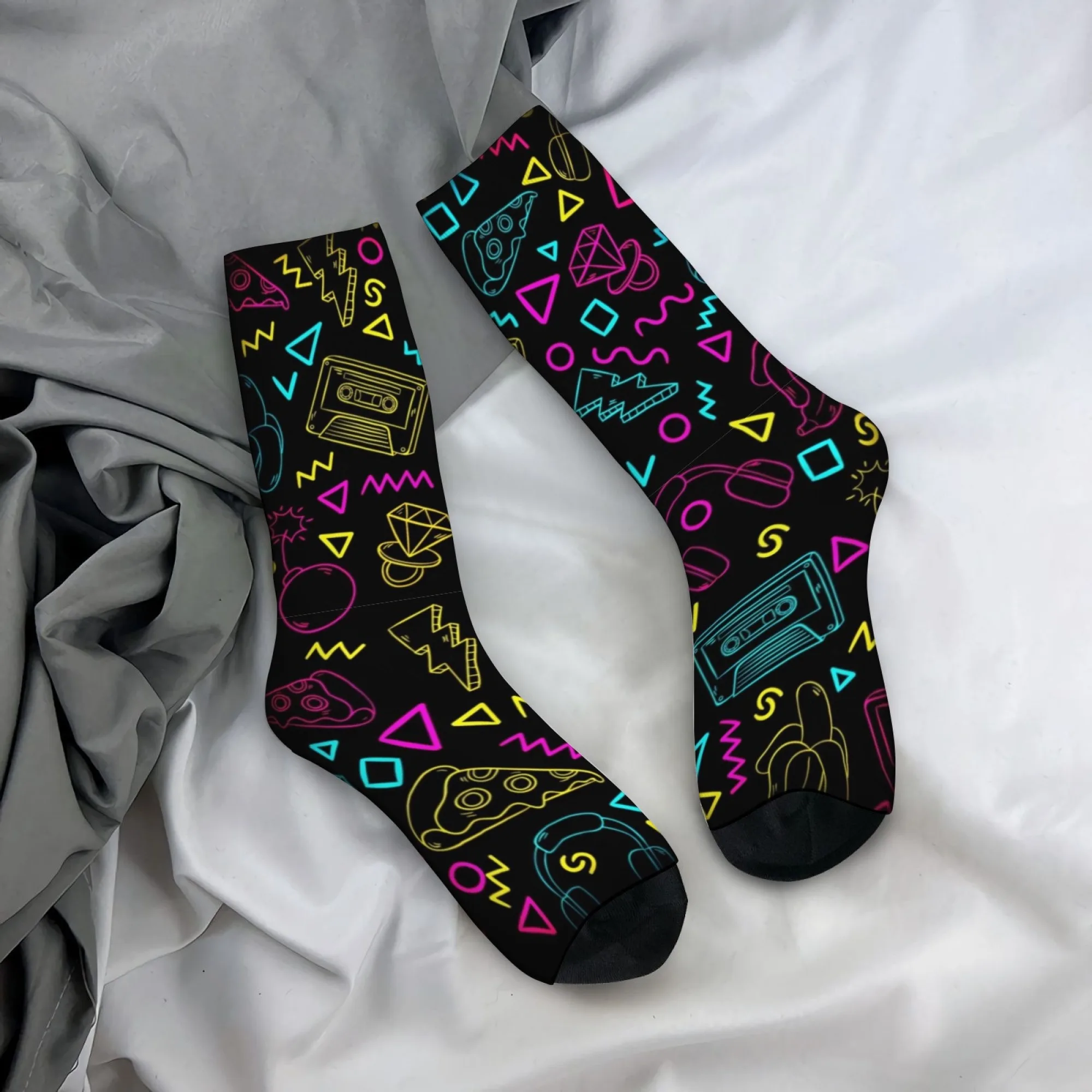 Harajuku Retro Neon Theme Men's Socks Novel Street Style Casual Socks Comfortable Breathable Non-Slip Socks Crazy Party Gifts
Harajuku Retro Neon Theme Men's Socks Novel Street Style Casual Socks Comfortable Breathable Non-Slip Socks Crazy Party Gifts