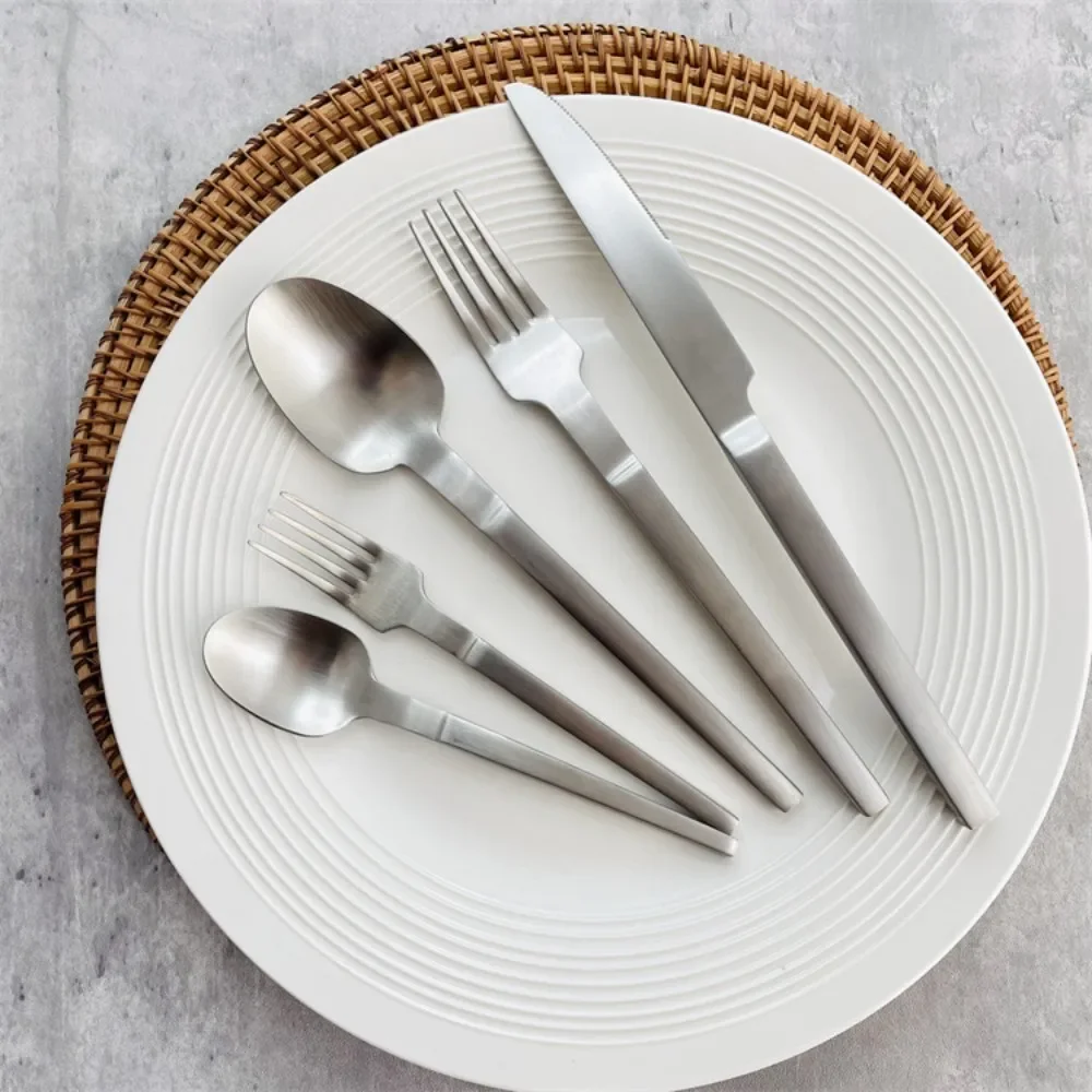 5Pcs Luxury Flatware Set 18/10 Stainless Steel Cutlery Steak Tableware Knife Fork Spoon Dinner Silverware Dishwasher Safe Gift
5Pcs Luxury Flatware Set 18/10 Stainless Steel Cutlery Steak Tableware Knife Fork Spoon Dinner Silverware Dishwasher Safe Gift