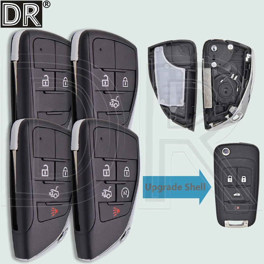 DR Modified Flip Car Remote Key Shell Case With Uncut HU100 Blade For Chevrolet Cruze Spark Sail Aveo Camaro Epica Lova Impala
DR Modified Flip Car Remote Key Shell Case With Uncut HU100 Blade For Chevrolet Cruze Spark Sail Aveo Camaro Epica Lova Impala