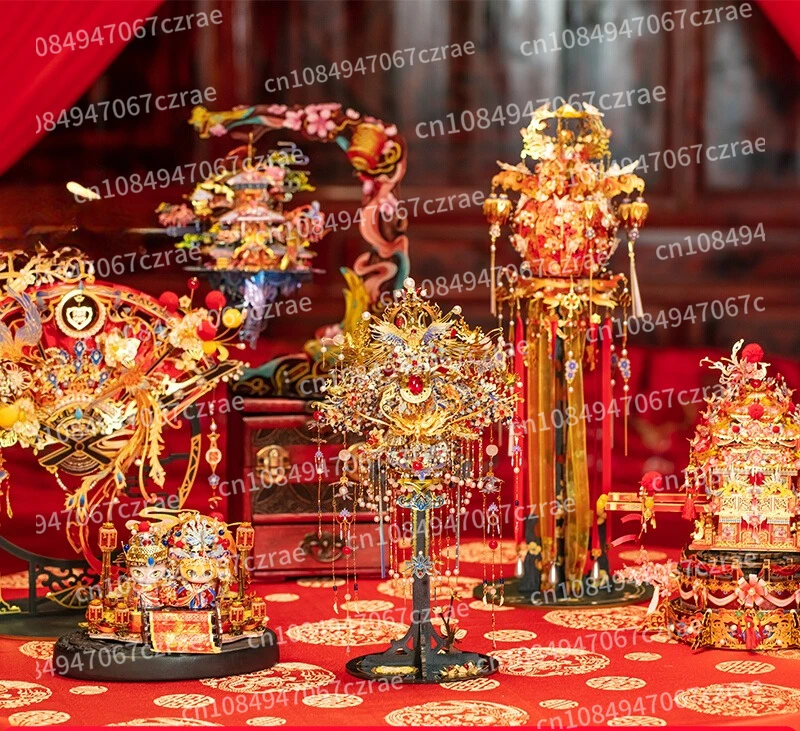 Guofeng wedding Sansheng III series, three-dimensional puzzle metal assembly model handmade
Guofeng wedding Sansheng III series, three-dimensional puzzle metal assembly model handmade