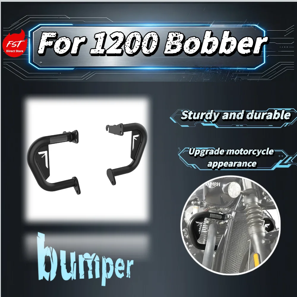 For 1200 Bobber Sturdy Integrated Anti-crash Bumper Bar Practical Bobber Style Riding Safety Mod Parts
For 1200 Bobber Sturdy Integrated Anti-crash Bumper Bar Practical Bobber Style Riding Safety Mod Parts