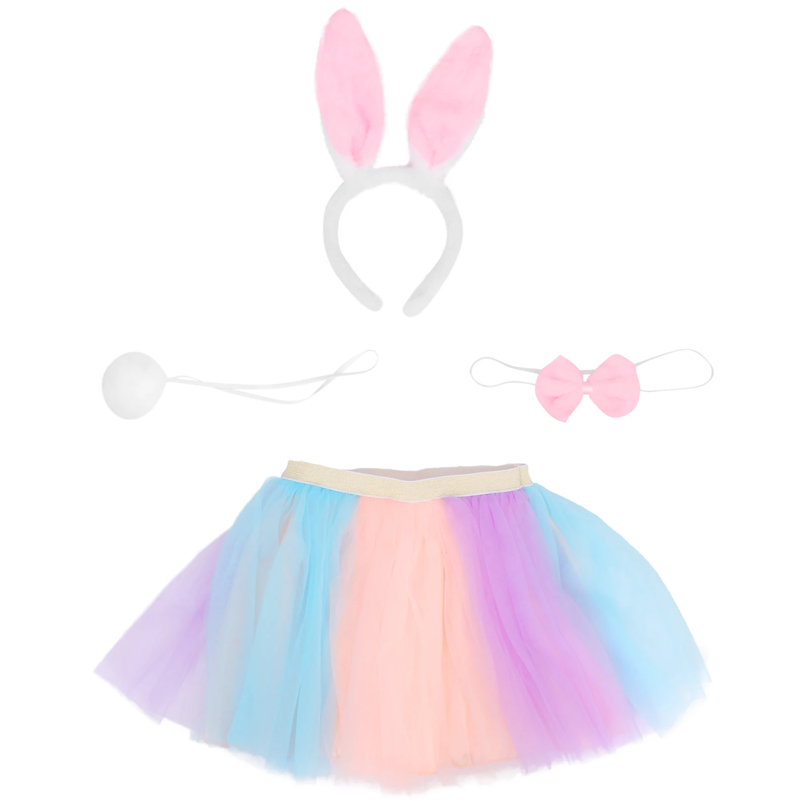 Colorful Rainbow Gauze Skirt For Girls Premium Tulle Party Costume Rabbit Hair Hoop Tie Tail Elastic Waist Dress Up Birthday
Colorful Rainbow Gauze Skirt For Girls Premium Tulle Party Costume Rabbit Hair Hoop Tie Tail Elastic Waist Dress Up Birthday