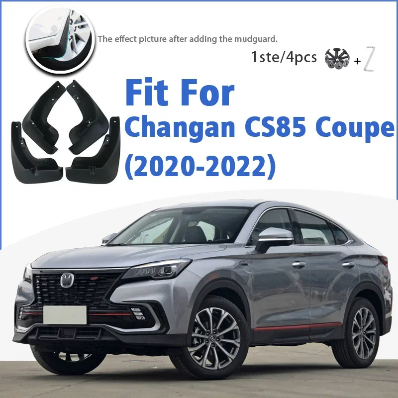 Mudguard For Changan CS85 Coupe 2020-2022 Front Rear 4pcs Mudflaps Mudguards Car Accessories Auto Styline Splash Guard Fender
Mudguard For Changan CS85 Coupe 2020-2022 Front Rear 4pcs Mudflaps Mudguards Car Accessories Auto Styline Splash Guard Fender