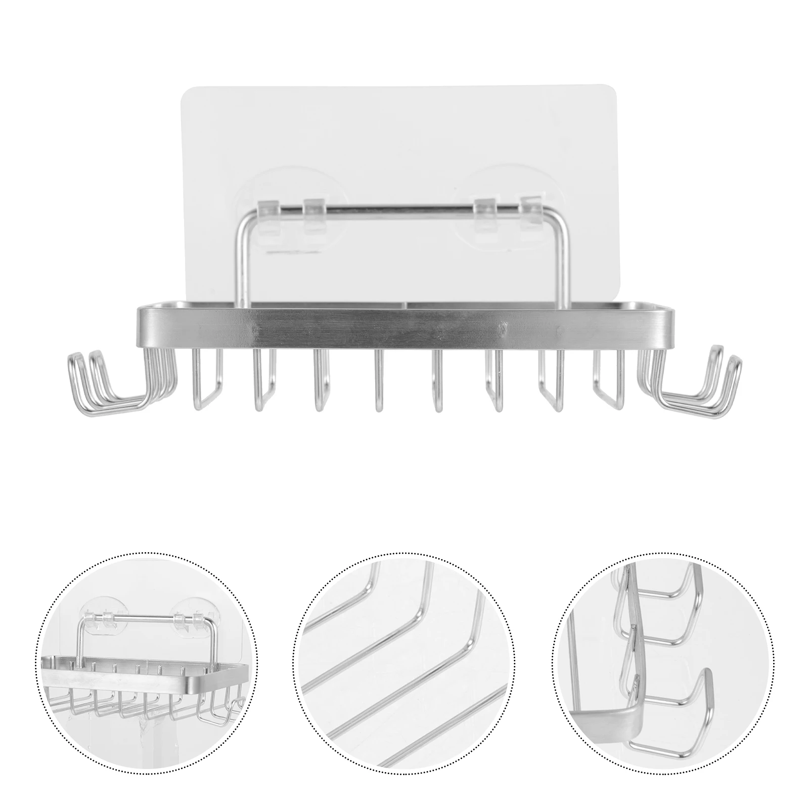 Stainless Steel Holder Dish Wall Mounted Bathroom Shower Wall-Mounted Soap Dish Holder Organizer Small Spaces Metal Bar Soap
Stainless Steel Holder Dish Wall Mounted Bathroom Shower Wall-Mounted Soap Dish Holder Organizer Small Spaces Metal Bar Soap