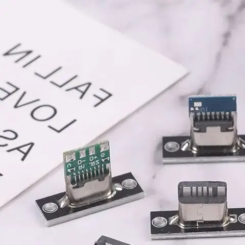 5Pcs USB 3.1 Type C Socket With Screw Fixing Plate Type-C USB Jack 3.1 Type-C 2Pin 4Pin Female Connector Jack Charging Port
5Pcs USB 3.1 Type C Socket With Screw Fixing Plate Type-C USB Jack 3.1 Type-C 2Pin 4Pin Female Connector Jack Charging Port