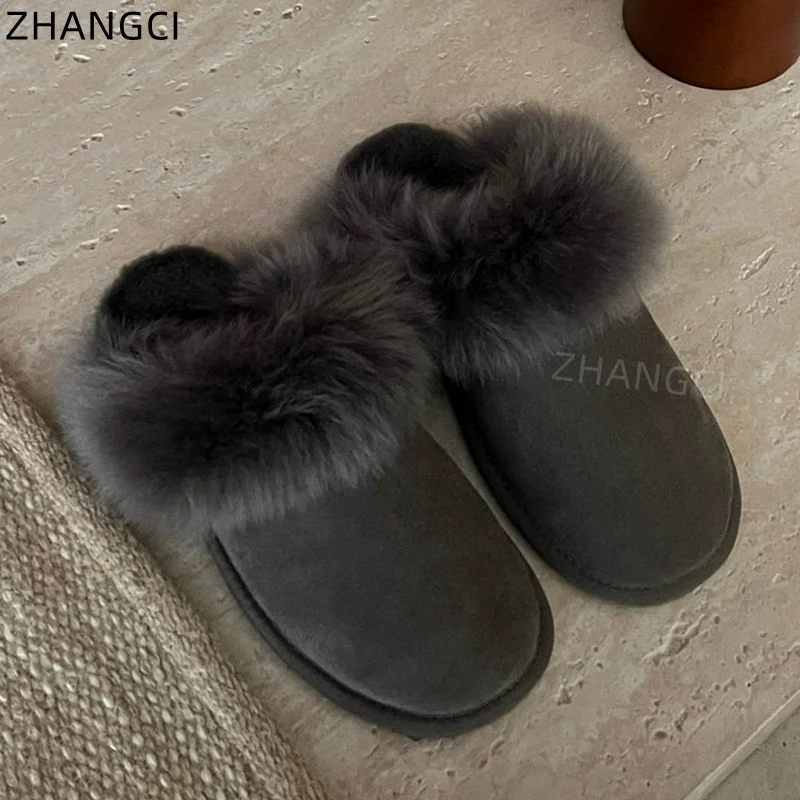 2024 high quality Luxury Designer Genuine Leather Big Hair Slippers Fur Casual Non-slip One-piece Snow Slippers Women's Shoes
2024 high quality Luxury Designer Genuine Leather Big Hair Slippers Fur Casual Non-slip One-piece Snow Slippers Women's Shoes