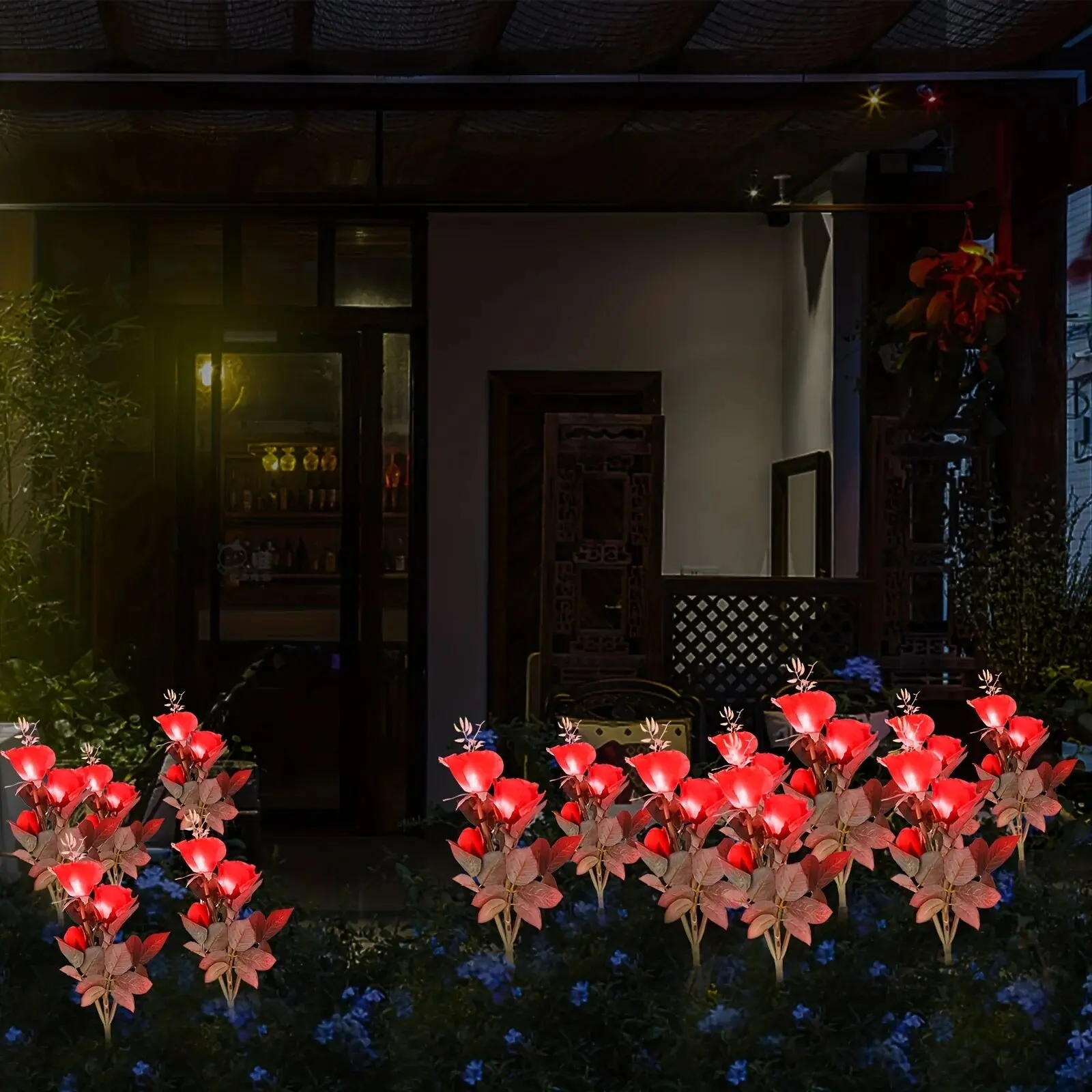 Solar 3-Head Rose Flower LED Stake Light, Waterproof Auto On/Off Solar Garden Lamp, Romantic Landscape Decor Light for Lawn Yard
Solar 3-Head Rose Flower LED Stake Light, Waterproof Auto On/Off Solar Garden Lamp, Romantic Landscape Decor Light for Lawn Yard