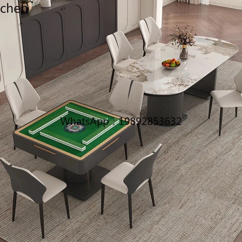 AB automatic dining table mahjong table dual-purpose dining table integrated light luxury rock slab multi-function
AB automatic dining table mahjong table dual-purpose dining table integrated light luxury rock slab multi-function
