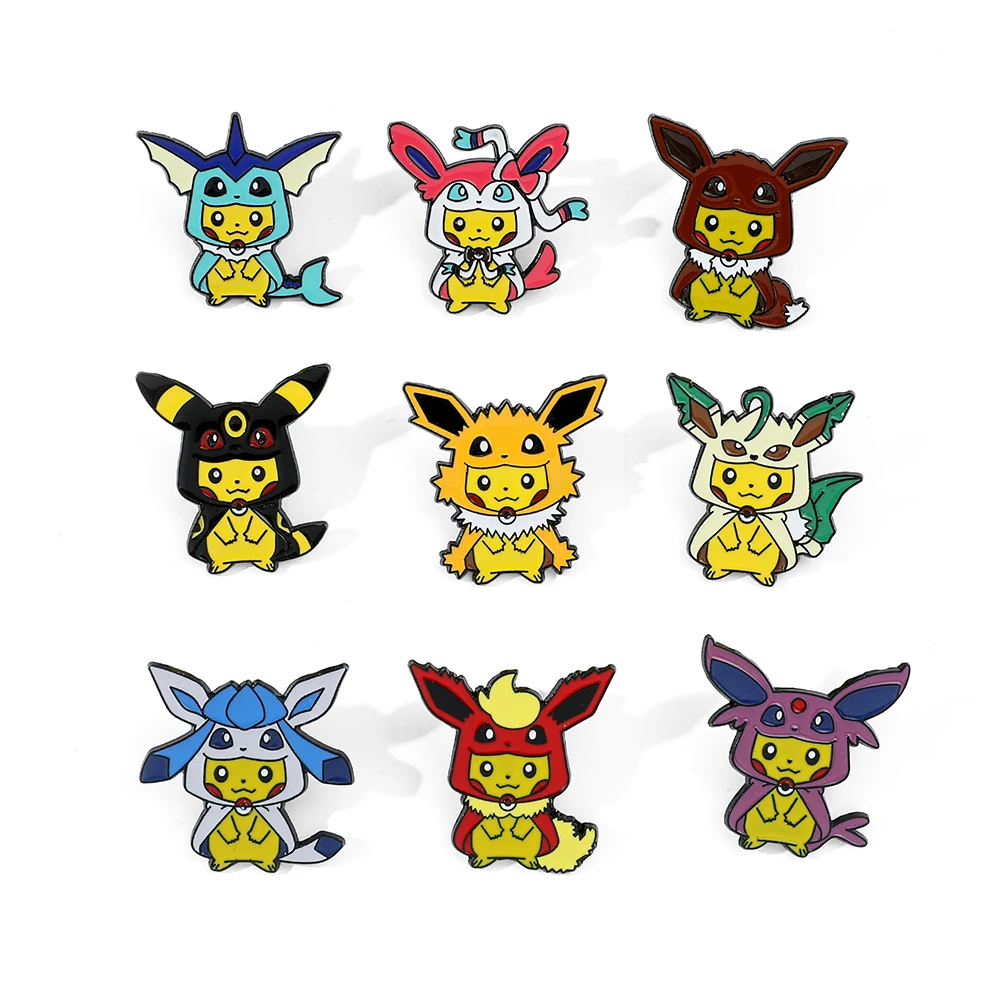 9 Pcs Creative Cartoon Brooch Cute Pikachu Enamel Pin Metal Badge Jewelry Clothing Backpack Accessories Gift for Friends
9 Pcs Creative Cartoon Brooch Cute Pikachu Enamel Pin Metal Badge Jewelry Clothing Backpack Accessories Gift for Friends
