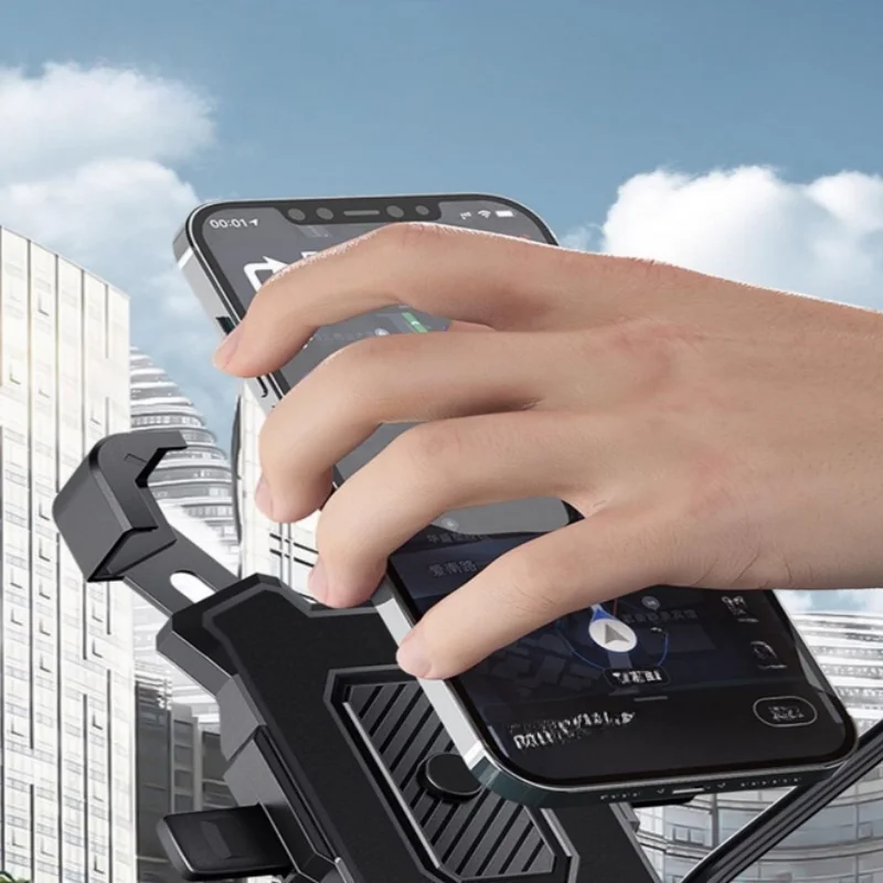 Phone Holder 360 Degree Rotating Mobile Phone Stand Shockproof Motorcycle Phone Mount Adjustable for 4.8-6.8 Inch Smart Phone
Phone Holder 360 Degree Rotating Mobile Phone Stand Shockproof Motorcycle Phone Mount Adjustable for 4.8-6.8 Inch Smart Phone