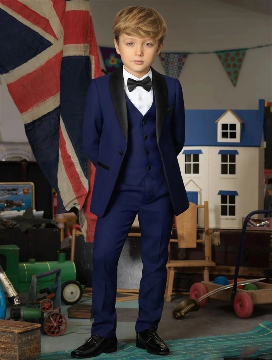 Classic Boys Suits For Wedding Navy Blue Kids Formal Suits Costumes Children's Party Blazer Clothes 2023 (Jacket+Pants+Vest)
Classic Boys Suits For Wedding Navy Blue Kids Formal Suits Costumes Children's Party Blazer Clothes 2023 (Jacket+Pants+Vest)