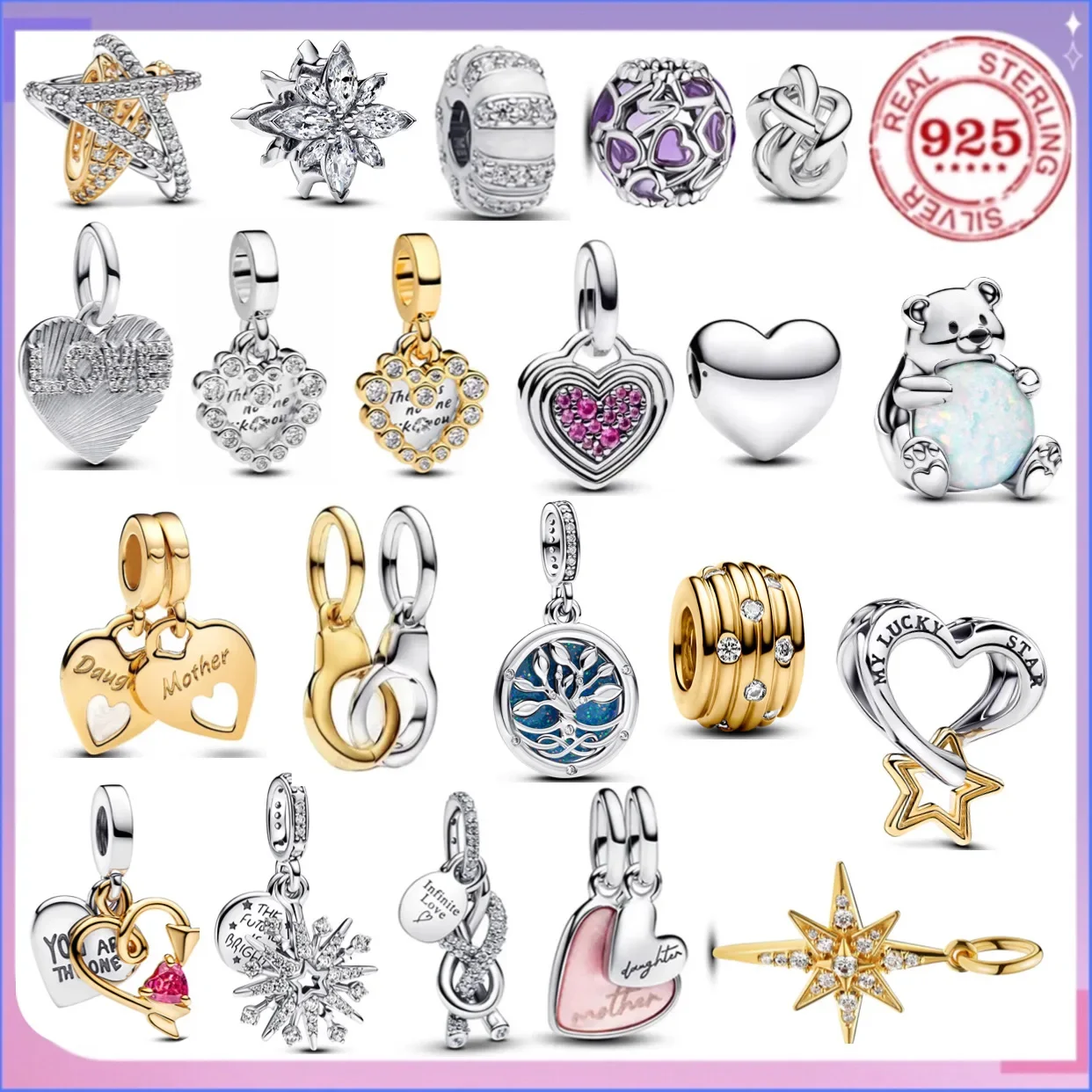 Горячая распродажа: Шарм из стерлингового серебра 925% с возможностью разделения, «Любовь и мама-дочь», подходит для оригинальных браслетов, DIY, женский подарок на День святого Валентина
Горячая распродажа: Шарм из стерлингового серебра 925% с возможностью разделения, «Любовь и мама-дочь», подходит для оригинальных браслетов, DIY, женский подарок на День святого Валентина