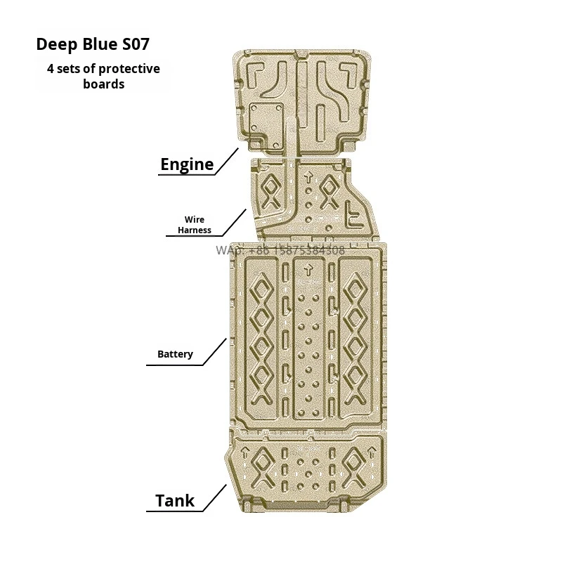 New 2024 Deepal S07 Car Underbody Guard Changan Fitment Extended Range 215KM Original Factory Hole Position
New 2024 Deepal S07 Car Underbody Guard Changan Fitment Extended Range 215KM Original Factory Hole Position