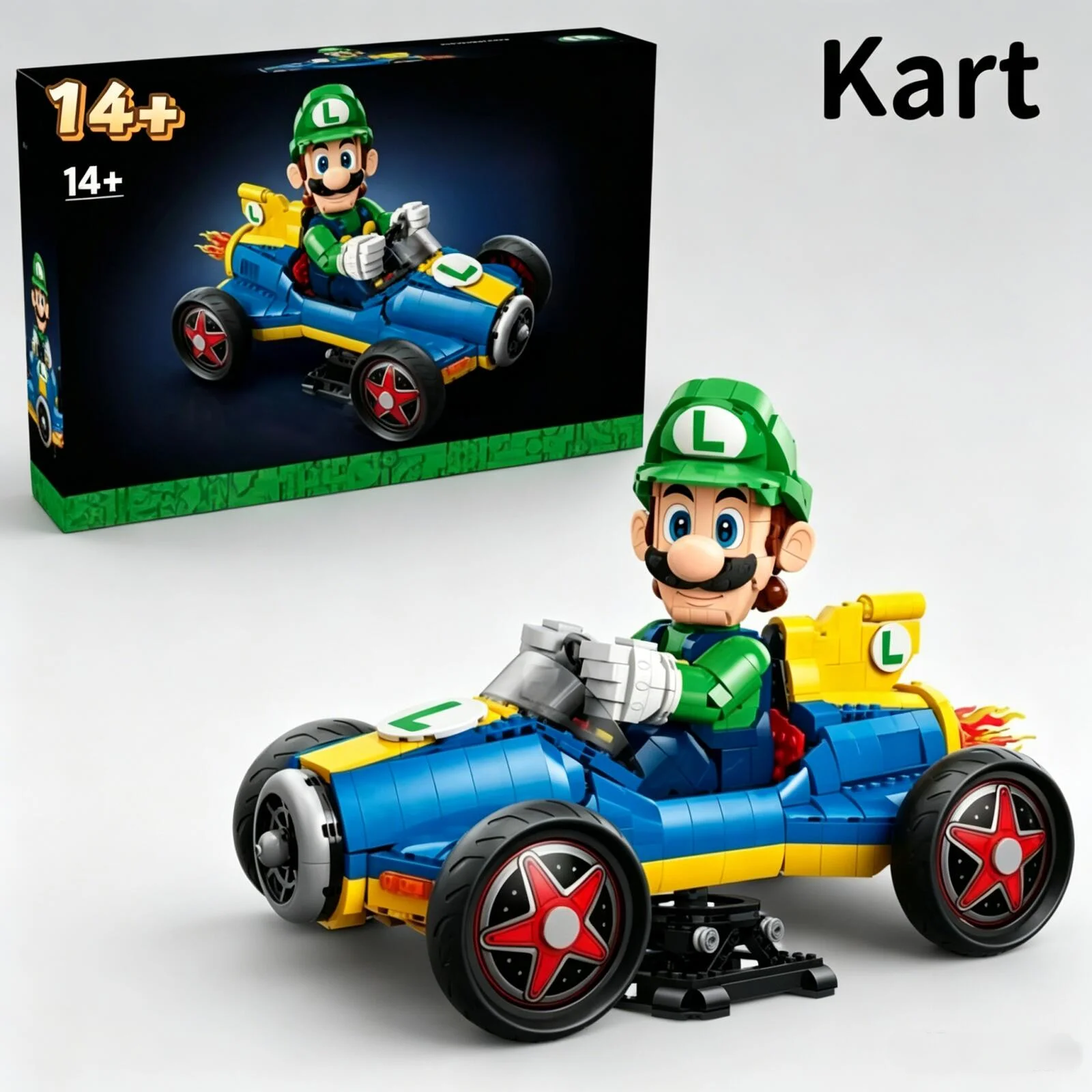 2234Pcs Marioed Luigi Standard Kart 72050 Mach 8 Model Building Blocks Classic Game Racing Car Toys For Birthday Ornament Gifts
2234Pcs Marioed Luigi Standard Kart 72050 Mach 8 Model Building Blocks Classic Game Racing Car Toys For Birthday Ornament Gifts