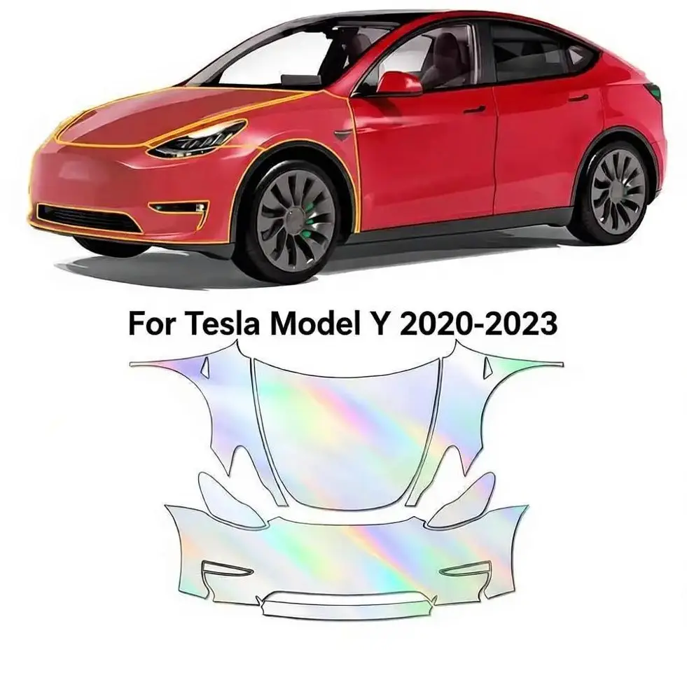 For Tesla Model Y 2020-2023 TPU Bumper Pre-cut PPF Matte And Clear Paint Protective Film Custom Anti Scratch Self Healing Shield
For Tesla Model Y 2020-2023 TPU Bumper Pre-cut PPF Matte And Clear Paint Protective Film Custom Anti Scratch Self Healing Shield
