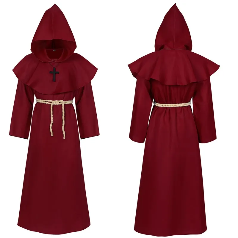 Medieval Monk Robe Monastic Costume Witch Doctor Performance Halloween Costume Priest Outfit Stage Wear Traditional Chinese E...
Medieval Monk Robe Monastic Costume Witch Doctor Performance Halloween Costume Priest Outfit Stage Wear Traditional Chinese E...