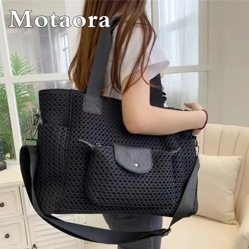 MOTAORA Large Capacity Women Totes Bag For Traveling Ladies Handbags Korean Style Fashion Mesh Girl Shoulder Bags Designer Tote
MOTAORA Large Capacity Women Totes Bag For Traveling Ladies Handbags Korean Style Fashion Mesh Girl Shoulder Bags Designer Tote