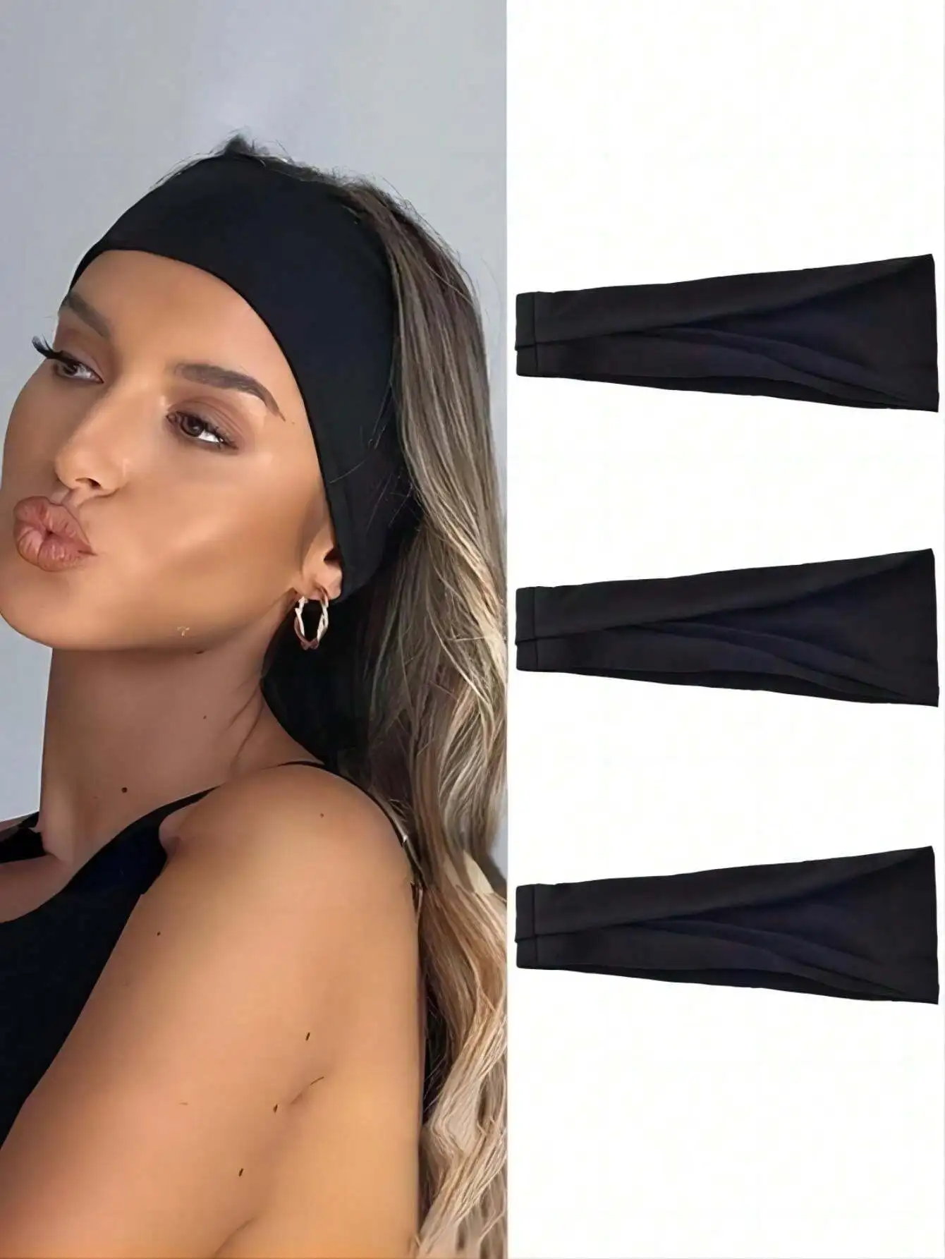 1/6pcs Women's Anti-Slip Thick Headband - Elastic Sweatband, Suitable For Yoga, Workout, Fashion And Daily Wear Summer Hair Accessories Vacay Hair Band,Holiday,Travel,Festival,Party
1/6pcs Women's Anti-Slip Thick Headband - Elastic Sweatband, Suitable For Yoga, Workout, Fashion And Daily Wear Summer Hair Accessories Vacay Hair Band,Holiday,Travel,Festival,Party