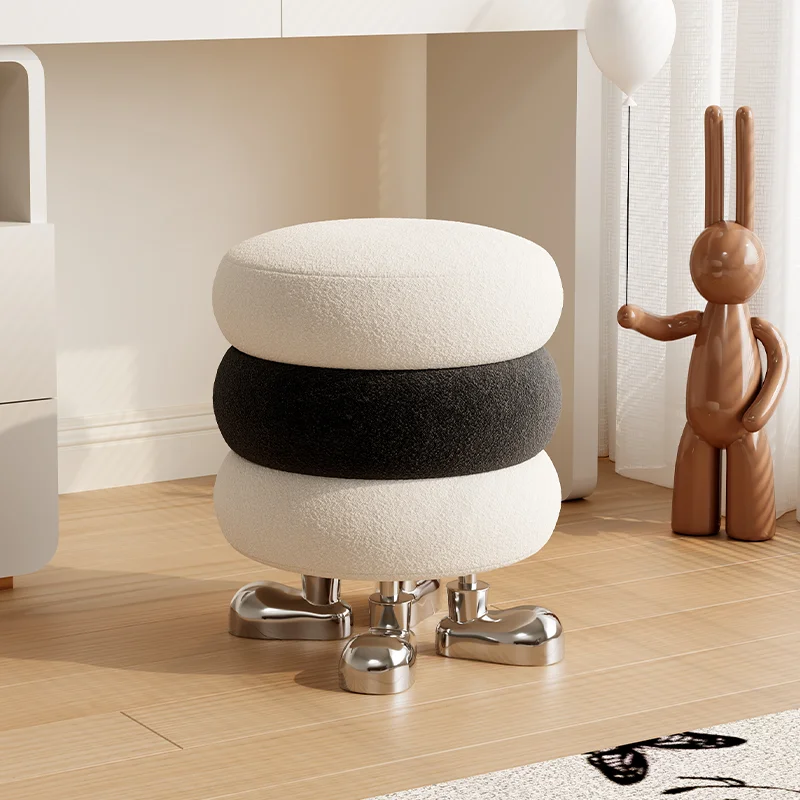 Customizable Bedroom Makeup Stool Dressing Table Chair Lamb Wool Home Living Room Sofa Footstool Nail Salon Nail
Customizable Bedroom Makeup Stool Dressing Table Chair Lamb Wool Home Living Room Sofa Footstool Nail Salon Nail