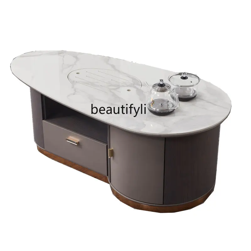 Stone Plate Kung Fu Coffee Table Tea Table Living Room Nordic Home Light Luxury Tea Making Table Functional TV Cabinet Set
Stone Plate Kung Fu Coffee Table Tea Table Living Room Nordic Home Light Luxury Tea Making Table Functional TV Cabinet Set