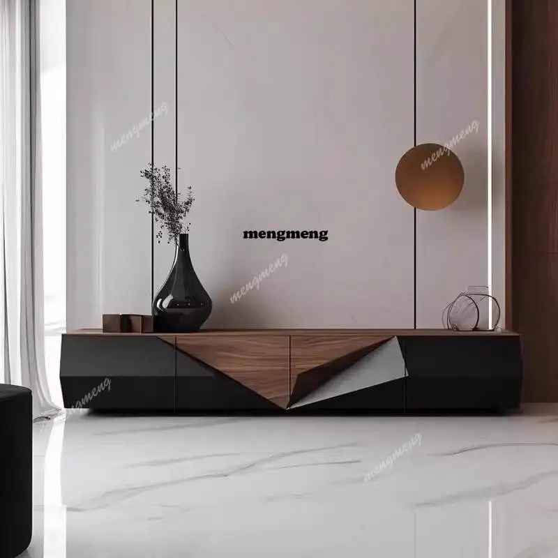 Italian minimalist walnut TV cabinet designer high-end furniture household living room solid wood floor storage floor cabinet
Italian minimalist walnut TV cabinet designer high-end furniture household living room solid wood floor storage floor cabinet
