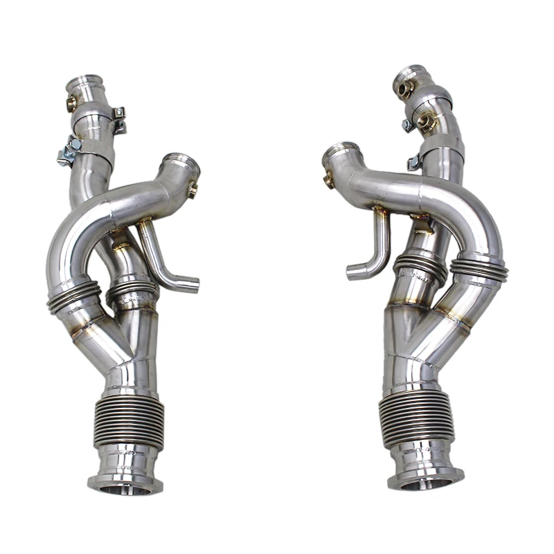 Yooking Turbo Exhaust Downpipe For Lamborghini Revuelto V12 6.5L 2023-2025 Stainless Steel Exhaust Pipe
Yooking Turbo Exhaust Downpipe For Lamborghini Revuelto V12 6.5L 2023-2025 Stainless Steel Exhaust Pipe