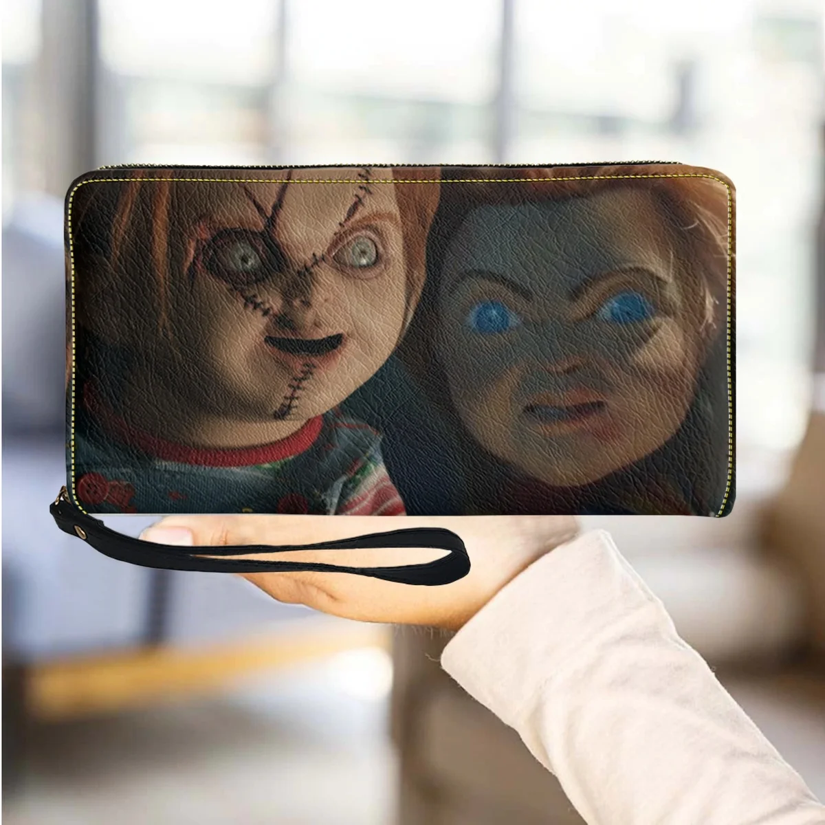 New Designer Horror Movie PU Leather Long Wallet Elegant Party Fashion Small Wallet Zipper Multifunctional Business Card Holder
New Designer Horror Movie PU Leather Long Wallet Elegant Party Fashion Small Wallet Zipper Multifunctional Business Card Holder