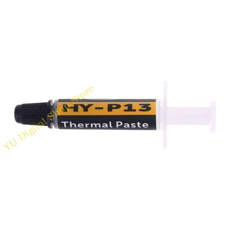 96BA HY-P13 Thermal Grease Paste Compound Silicon CPU GPU Heatsink Processor Cooling Compound 13.4W/m-k
96BA HY-P13 Thermal Grease Paste Compound Silicon CPU GPU Heatsink Processor Cooling Compound 13.4W/m-k