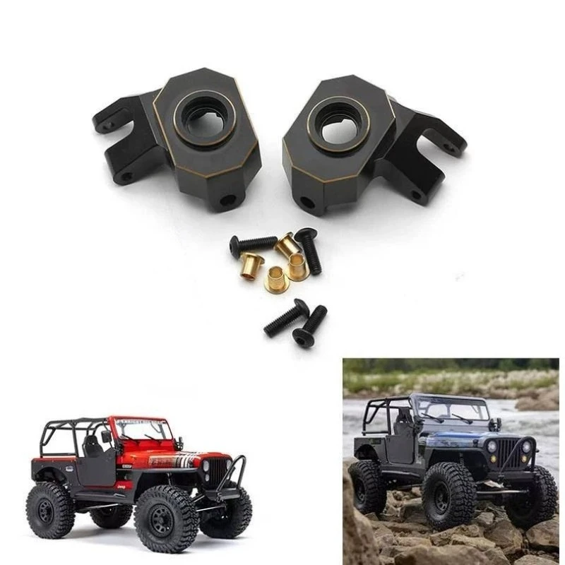Black Gold Brass Steering Knuckle Steering Block for Axial SCX10 III Jeep CJ-7 1/10 RC Crawler Metal Upgrade Parts LY43
Black Gold Brass Steering Knuckle Steering Block for Axial SCX10 III Jeep CJ-7 1/10 RC Crawler Metal Upgrade Parts LY43