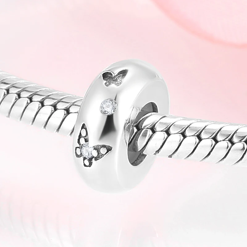 925 Sterling Silver Butterfly Spacer Bead Pendant Charm Bead Fit Original Bracelet DIY Accessories
925 Sterling Silver Butterfly Spacer Bead Pendant Charm Bead Fit Original Bracelet DIY Accessories