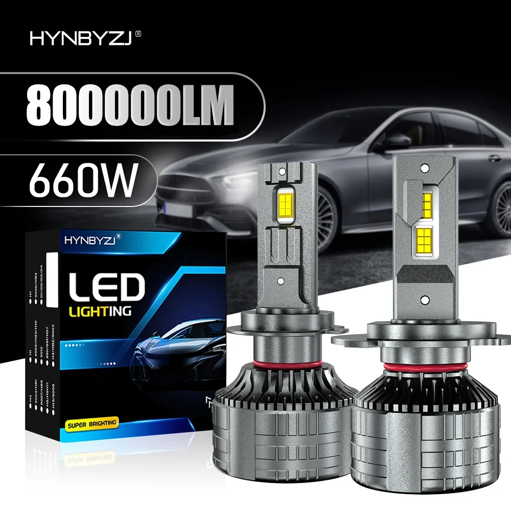 HYNBYZJ 660W H7 H4 LED Headlight H1 H11 9005 9006 Auto Bulbs 9012 CANBUS No Error 6000K Car lights Suitable for 12V 24V vehicles
HYNBYZJ 660W H7 H4 LED Headlight H1 H11 9005 9006 Auto Bulbs 9012 CANBUS No Error 6000K Car lights Suitable for 12V 24V vehicles