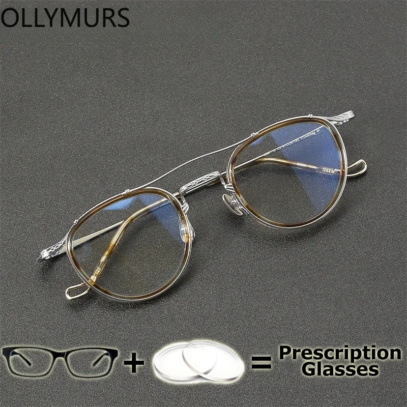 KIZN Titanium Myopia Prescription Glasses Acetate Photochromic Lenses Men's Medical Vision Optical Lens Recipe Progressive
KIZN Titanium Myopia Prescription Glasses Acetate Photochromic Lenses Men's Medical Vision Optical Lens Recipe Progressive