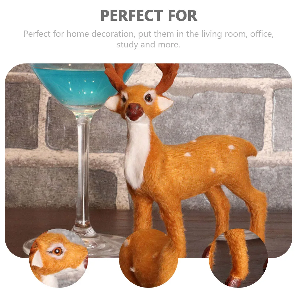 5pcs Elk Desktop Adornment Resin Deer Ornament For Home Office Christmas Decor Xmas Party Scene Tabletop Decoration
5pcs Elk Desktop Adornment Resin Deer Ornament For Home Office Christmas Decor Xmas Party Scene Tabletop Decoration