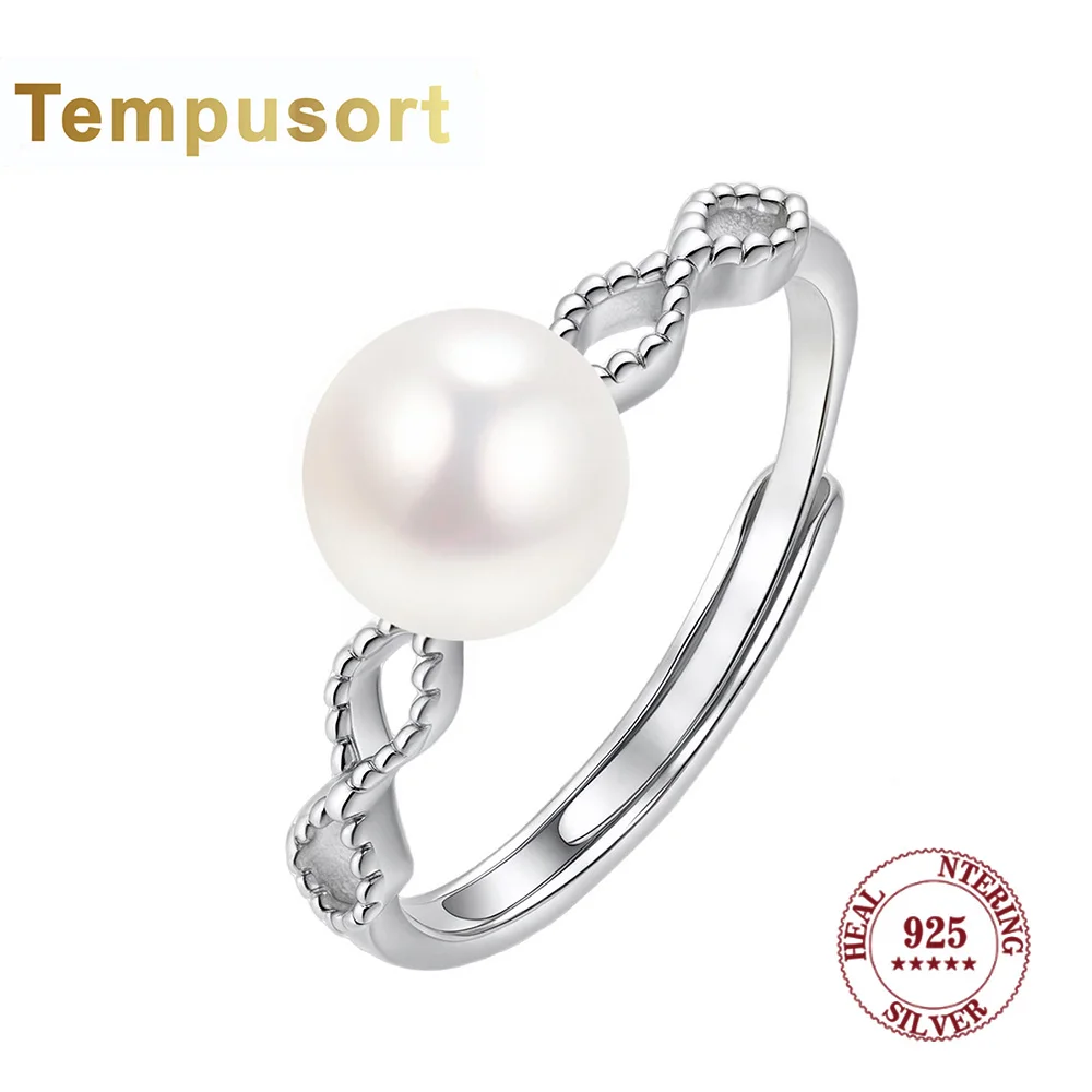 Seulement 925 Sterling Silver Natural Freshwater Pearl Ring Elegant Hollow Design Adjustable for Women Fine Jewelry Accessories
Seulement 925 Sterling Silver Natural Freshwater Pearl Ring Elegant Hollow Design Adjustable for Women Fine Jewelry Accessories