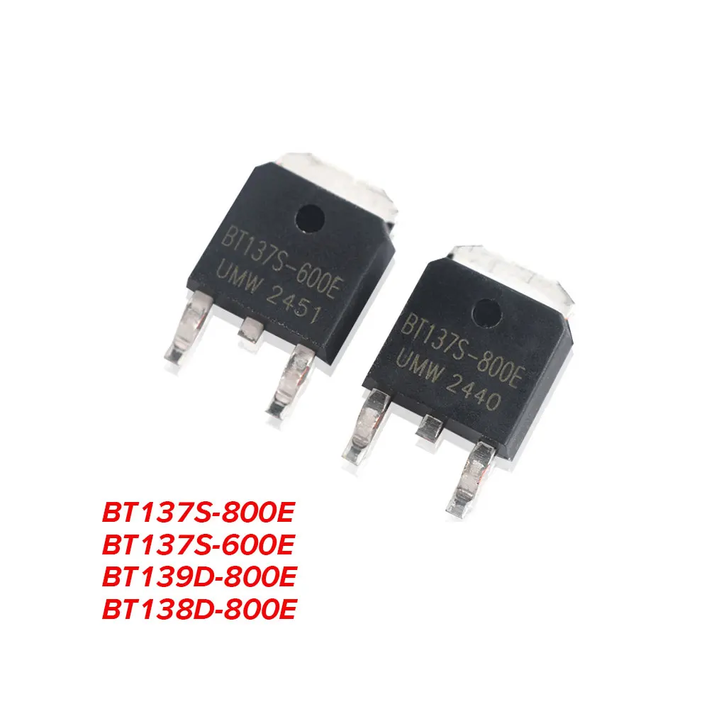 10PCS BT137S-800E TO-252 BT137S-600E BT139D-800E BT138D-800E BT137 BT138 BT139 800E 600E
10PCS BT137S-800E TO-252 BT137S-600E BT139D-800E BT138D-800E BT137 BT138 BT139 800E 600E