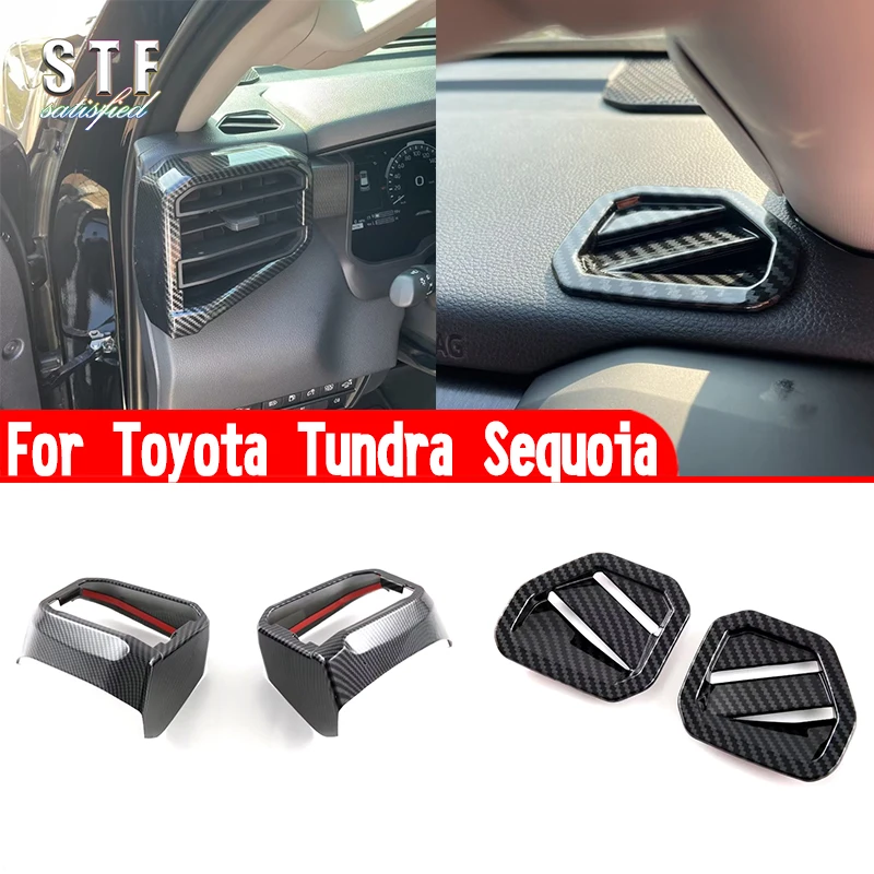 ABS Interior Air-Condition Vent Outlet Cover Trim Accessories Stickers For Toyota Tundra Sequoia 2022 2023 W4
ABS Interior Air-Condition Vent Outlet Cover Trim Accessories Stickers For Toyota Tundra Sequoia 2022 2023 W4