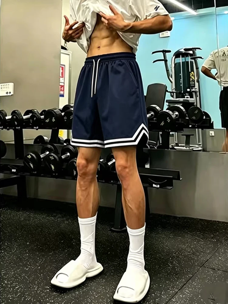 Quick Dry Ice Silk Shorts Men's Summer Basketball Sports Running Training Fitness Pants Loose Straight Cut Five Inch Shorts
Quick Dry Ice Silk Shorts Men's Summer Basketball Sports Running Training Fitness Pants Loose Straight Cut Five Inch Shorts