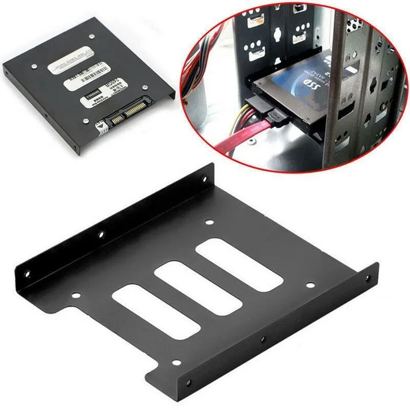 2.5 Inch SSD HDD to 3.5 Inch Metal Mounting Adapter Bracket Dock Hard Drive Holder for PC Hard Drive Enclosure
2.5 Inch SSD HDD to 3.5 Inch Metal Mounting Adapter Bracket Dock Hard Drive Holder for PC Hard Drive Enclosure