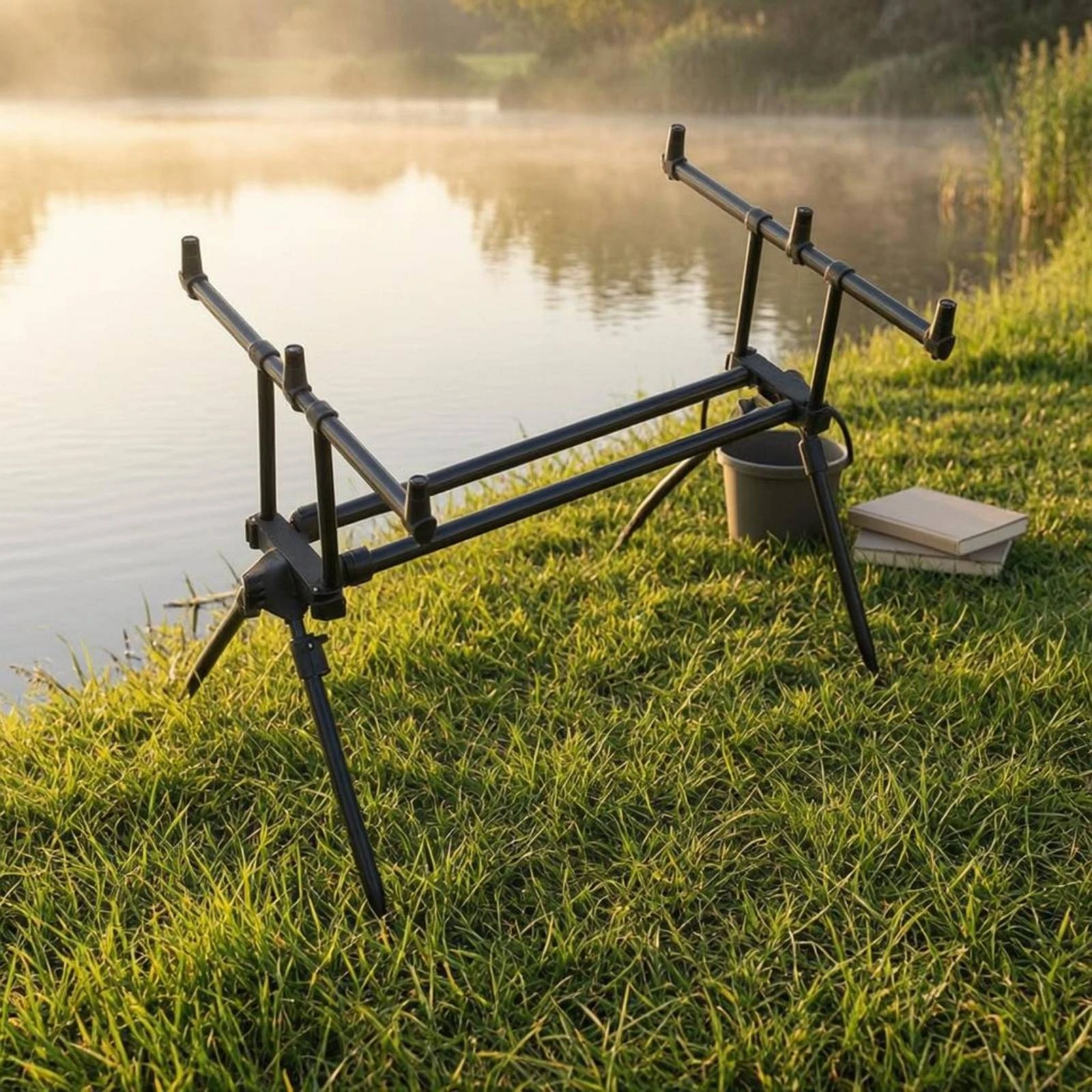 3 Rod Holder Stand Collapsible Telescopic Fishing Rod Rack Portable Multi-Slot for Anglers
3 Rod Holder Stand Collapsible Telescopic Fishing Rod Rack Portable Multi-Slot for Anglers