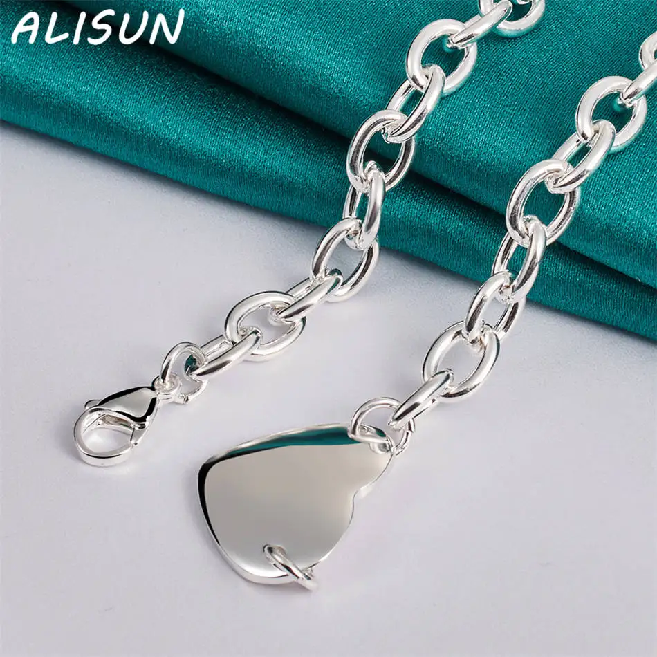 ALISUN 925 Sterling Silver Heart Necklace For Women Creativity Gifts Street All-match Party And Daily Wear
ALISUN 925 Sterling Silver Heart Necklace For Women Creativity Gifts Street All-match Party And Daily Wear