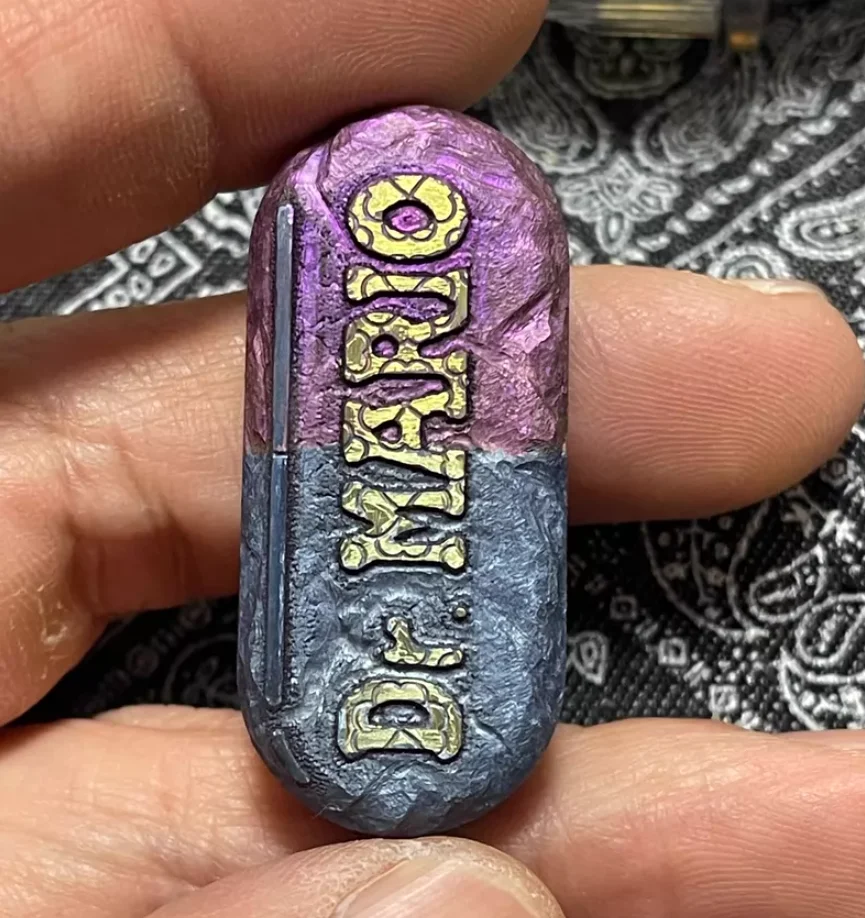 Used EDC DZ topb Valentine's Day+Customized Elephant Carving Colored Stones fidget slider decompression toy
Used EDC DZ topb Valentine's Day+Customized Elephant Carving Colored Stones fidget slider decompression toy