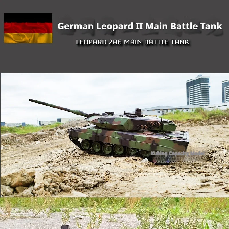 Henglong Kubik Leopard 2A6 Remote Control Battle Tank Metal RC Toy for Boys Children Cross-Border Military Model
Henglong Kubik Leopard 2A6 Remote Control Battle Tank Metal RC Toy for Boys Children Cross-Border Military Model
