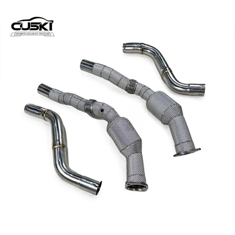 Automotive Exhaust Modification for Chrysler 300C 5.7 2007-2012 with Insulation protection Downpipe Exhaust Catalytic Converter
Automotive Exhaust Modification for Chrysler 300C 5.7 2007-2012 with Insulation protection Downpipe Exhaust Catalytic Converter