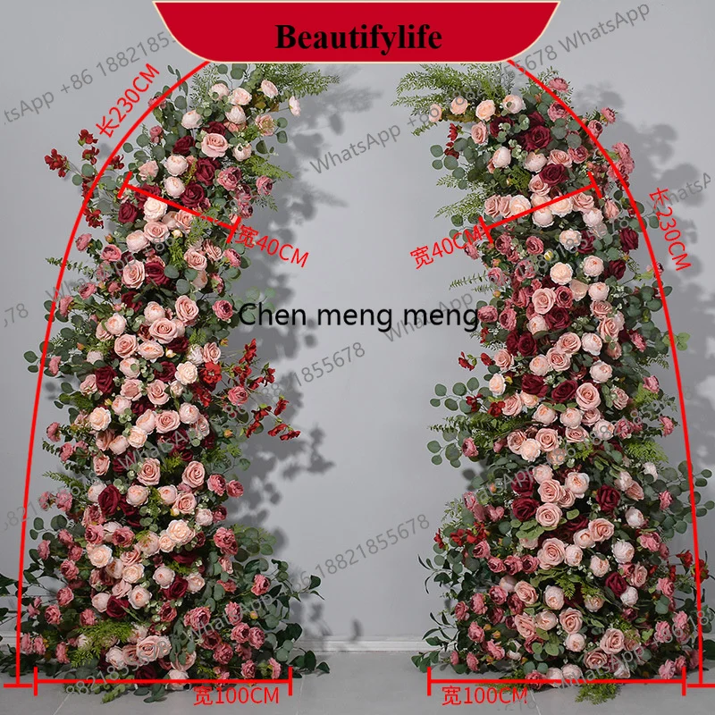 z183 Luxury dark colorRose Peony Green Eucalyptus Leaf Wedding ox Horn Arch Backdrop Decor Floral Arrangement Event Party Stage
z183 Luxury dark colorRose Peony Green Eucalyptus Leaf Wedding ox Horn Arch Backdrop Decor Floral Arrangement Event Party Stage